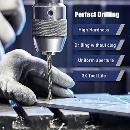 Drill Bits for Wood, Malleable Iron, Aluminium, Plastic