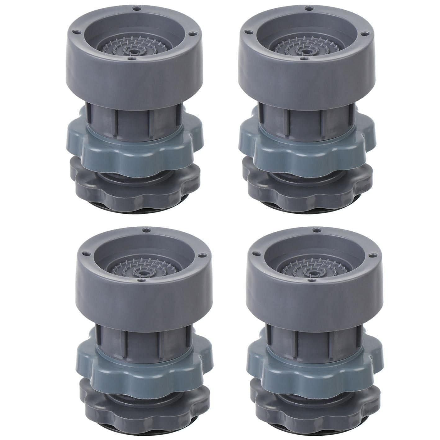 VibroGuard™️ Washing Machine Adjustable Height Footpads (Pack of 4) – Anti-Vibration Pads for Noise Reduction and Appliance Stability!!!