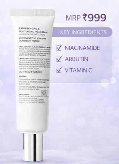 White Rose Face Tone Whitening Brightening Face Cream 50ml (Pack of 1)