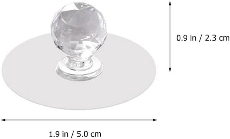 Crystal Stick On Door Knobs (Pack of 10)