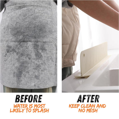 Splash Guard for Kitchen Sink | Stay Dry While Washing Utensils