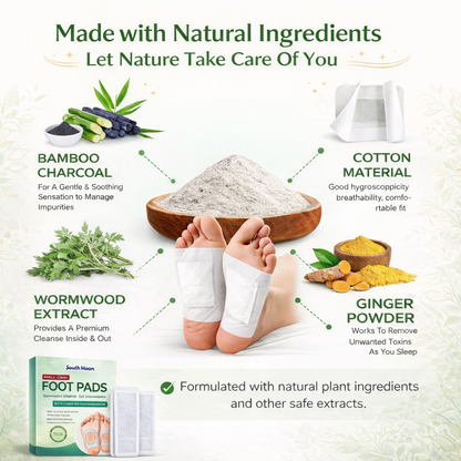 Herbal Ingredient Detox Foot Pads: Buy 1 Get 1 Free